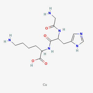GHK-CU 2D molecular structure