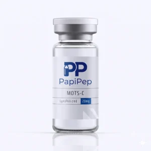MOTS-C 20mg lyophilized research peptide vial - PapiPep
