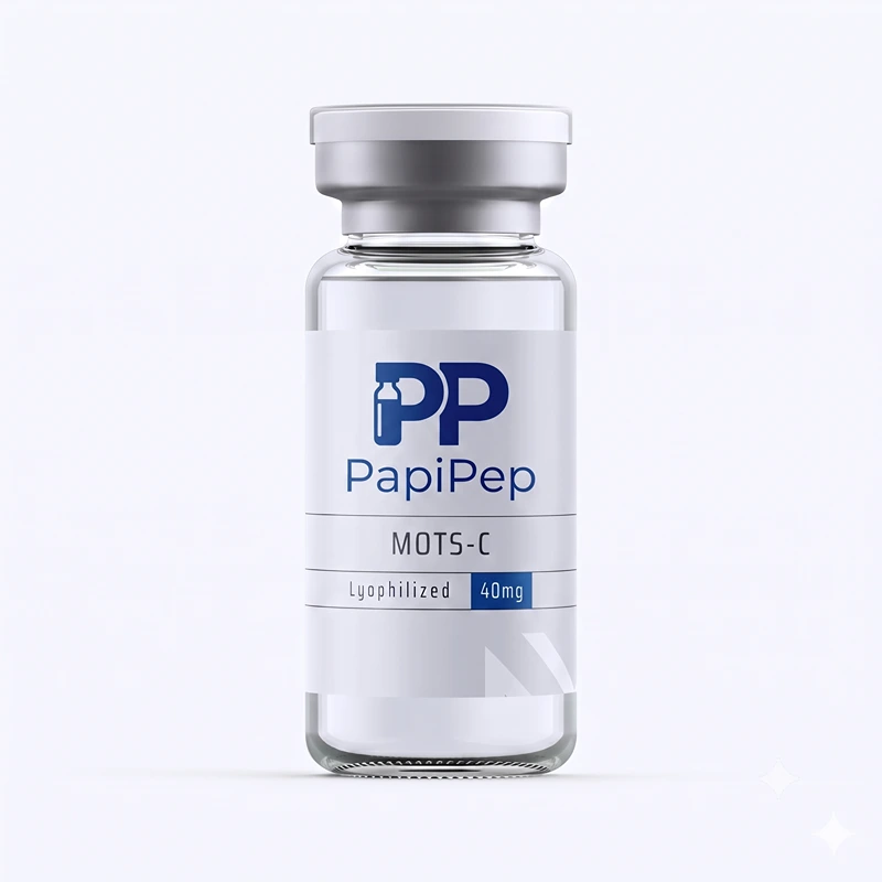 MOTS-C 40mg lyophilized research peptide vial - PapiPep